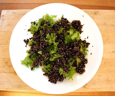 Oppskrift Middagssalat Salat Brokkolisalat Quinoa Avokado Reddiker Vårløk Sommersalat